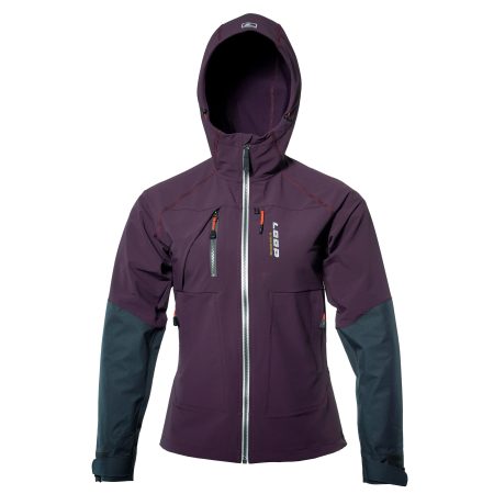 Stalo windbreaker jacket in purple.